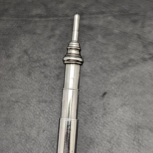 1892年 英国アンティーク 純銀製マジックペンシル 伸縮式63-140mm Frederick Charles Berkeley